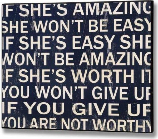 If She's Amazing.......... Plaque - Image 2