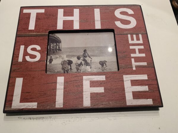 This Is the Life Photo Frame Colour: Red