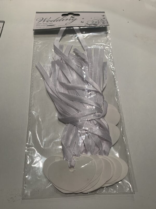 Wedding Tags in White - 2 types to choose from - Image 4