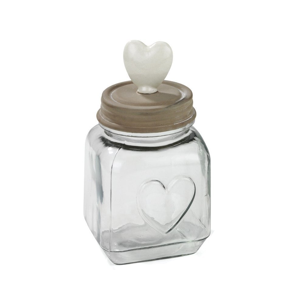 Square Heart Jar