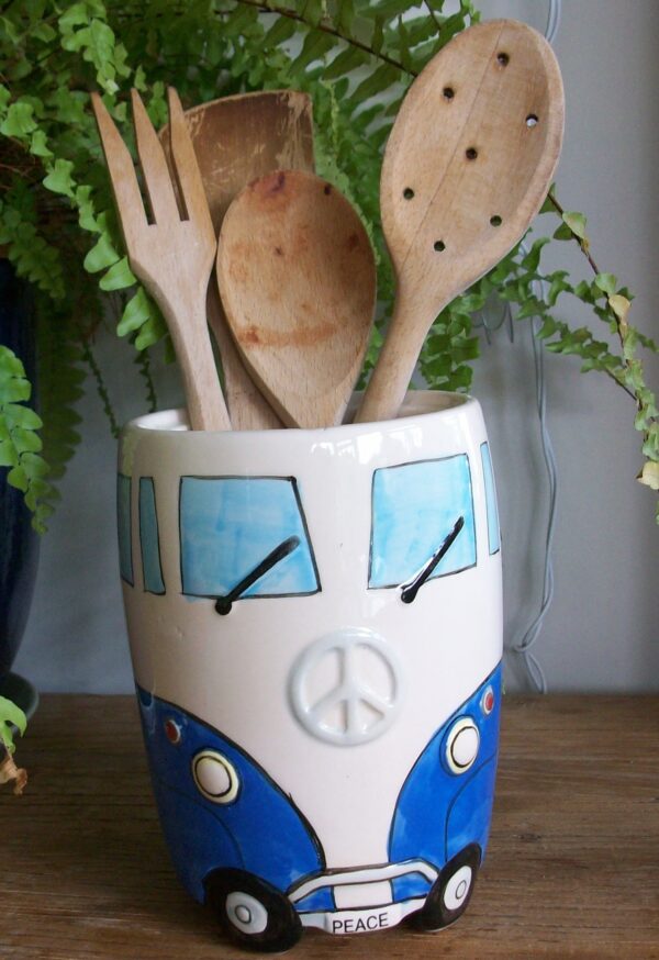 Camper Van Utensil Holder-Blue-0