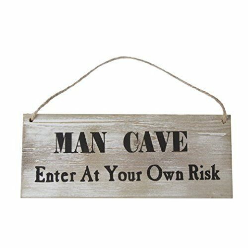 Gisela Graham Man Cave Sign Plaque