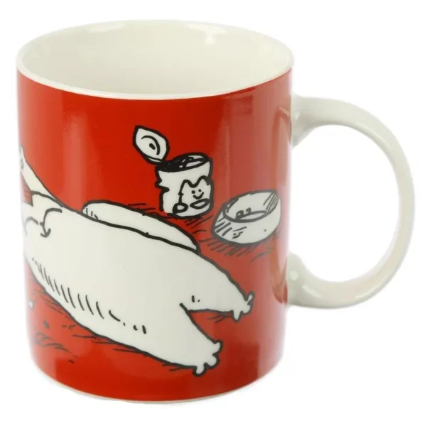 Puckator Simons Cat I Woke Up Like This Porcelain Mug, Tea Coffee Hot Drinks Microwave & Dishwasher Safe Height 9.5cm Width 12cm Depth 8cm 300ml Capacity - Image 3