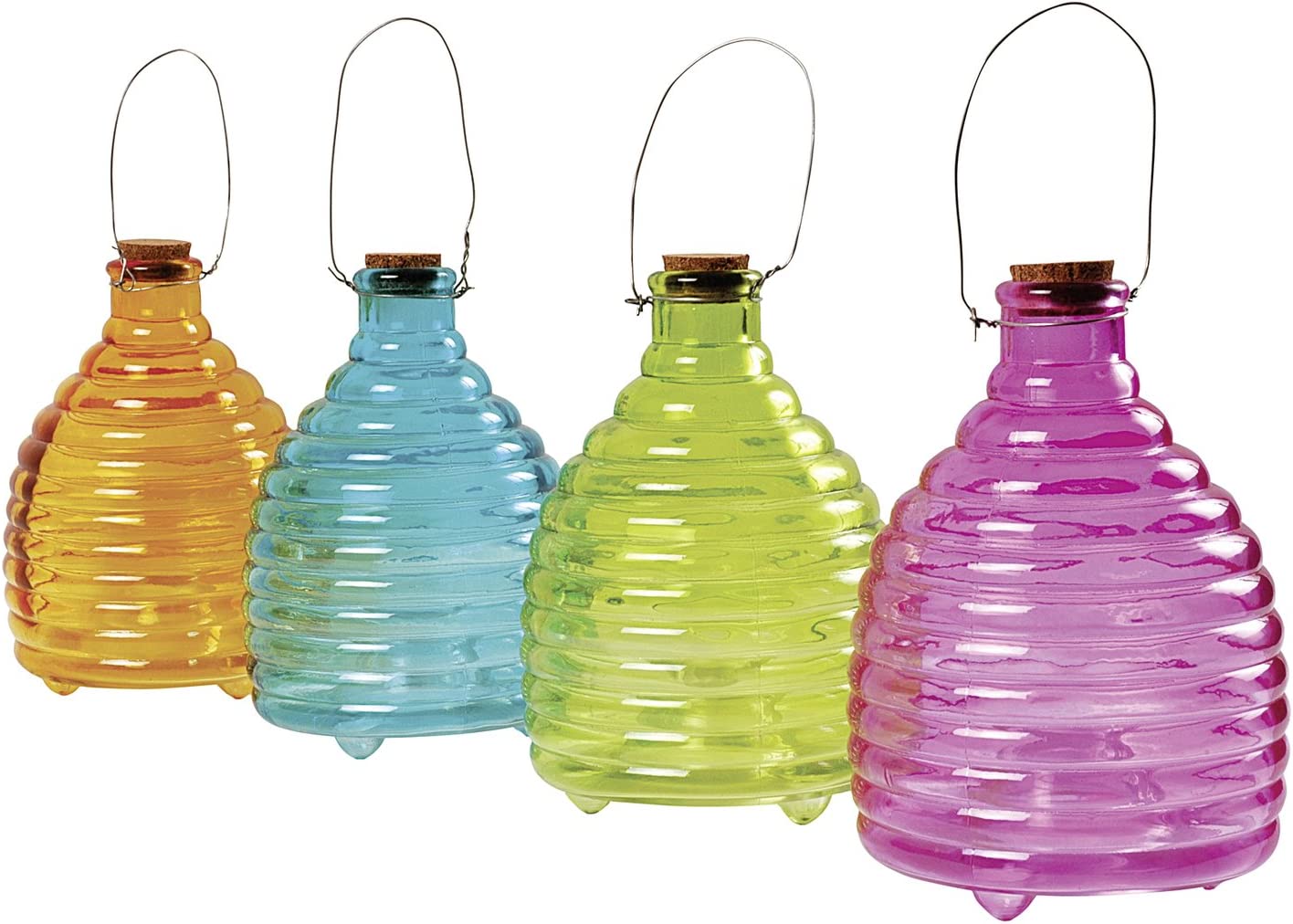 Large Glass Wasp Trap Assorted Colours – Pack of 1