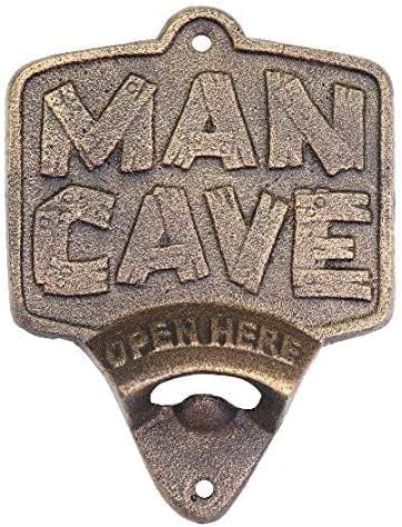 Cast Iron Wall Mounted Man Cave Bottle Opener