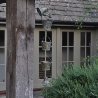 Watering Can and Bucket Rain Chain