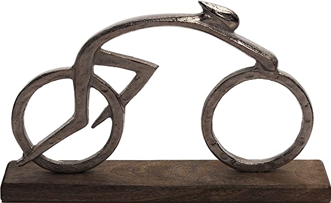 Cycling Sculpture Ornament