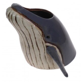 Ceramic Humpback Whale Planter