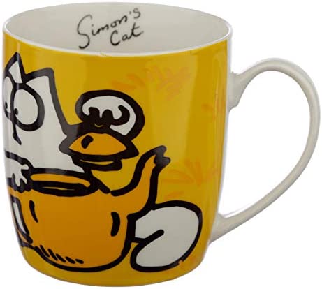 Simon’s Cat Porcelain Mug in Orange