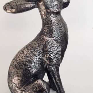 A Bit Quackers Alert Hare - Bronzed Statue - Large