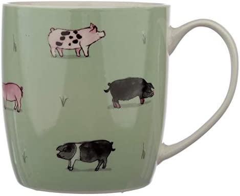 Willow Farm Pigs Porcelain Mug