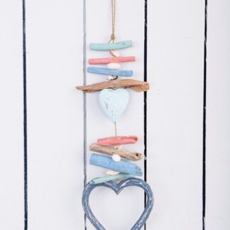 Gringo Fairtrade Hanging Driftwood Heart