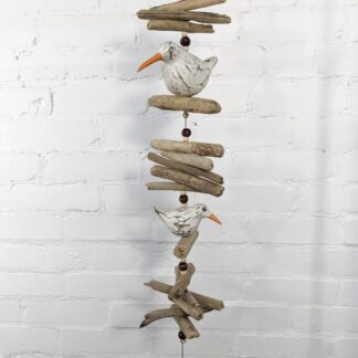 Gringo Fairtrade 2 Bird String on Driftwood