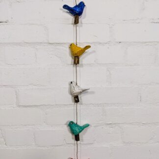 Gringo Fairtrade String Of Multi Colour Birds