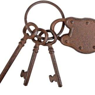 Fallen Fruits Cast Iron Keys with Padlock