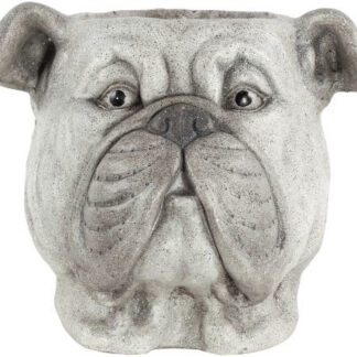 Decorative Dog Head Planter