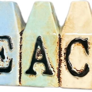 Beach Hut Bud Vase Glazed Ceramic Flower Stem Pot Seaside Colourful Planter Gift