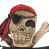 Pirate Skull & Crossbones KEEP OUT Rustic Wood Sign - Image 4