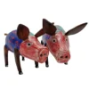 Multi-Coloured Wooden Pig Ornament - Image 4