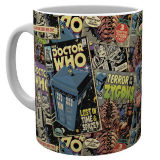 Doctor Who Comic Strip Coffee Tea Mug