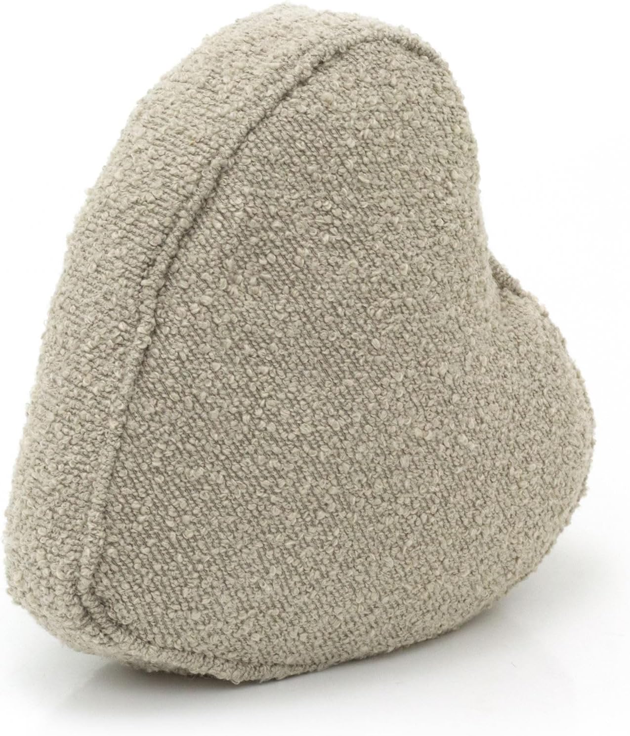 Fabric Boucle Heart Doorstop