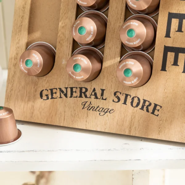 General Store Wooden Coffee Pod Holder - Image 3