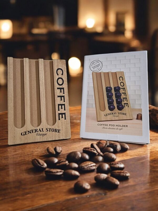 General Store Wooden Coffee Pod Holder