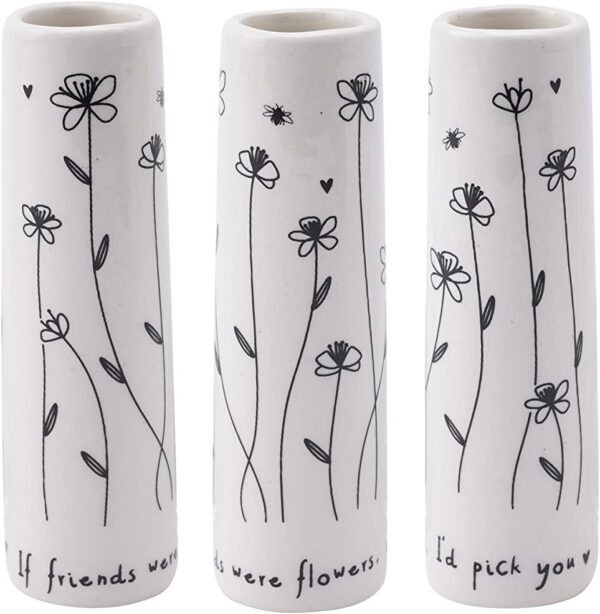 If Friends Were Flowers I’d Pick You Ceramic Floral Bud Vase - Image 3