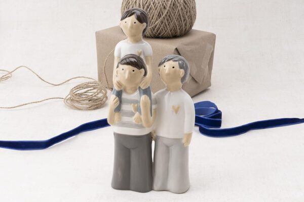 Male Family Figurine  Son Dad Grandad Ceramic Ornament - Image 2