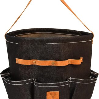 Fallen Fruits Denim Garden Tool Bag (Round)