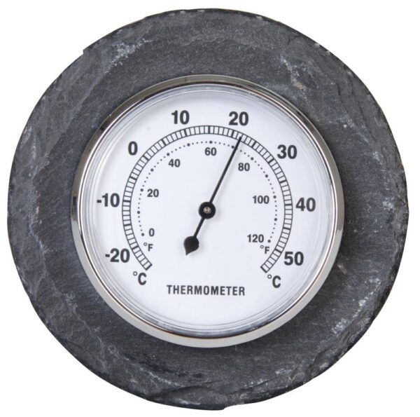 Fallen Fruits Round Slate Thermometer