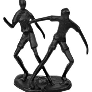 Metal Footballers Figurine