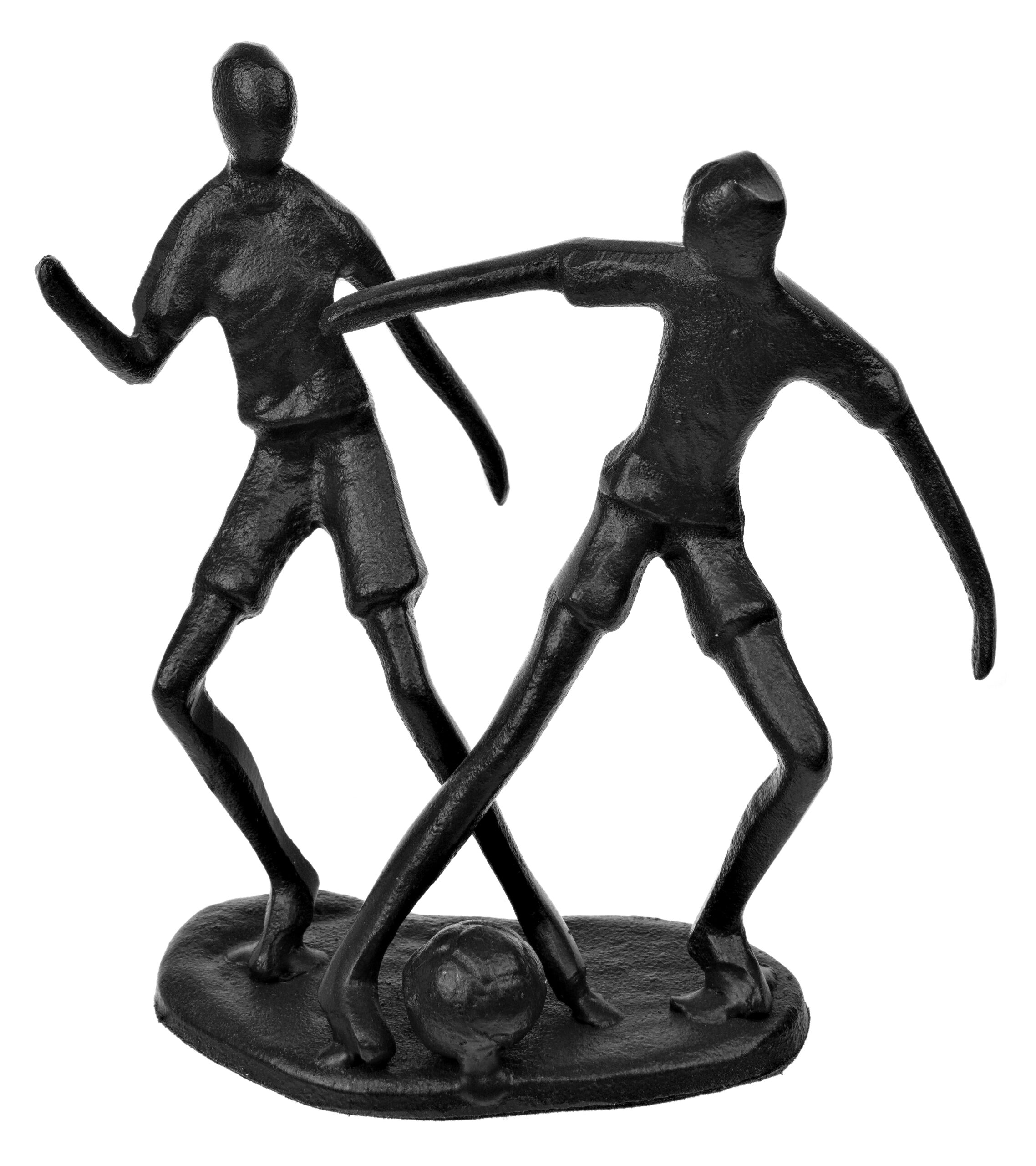 Metal Footballers Figurine