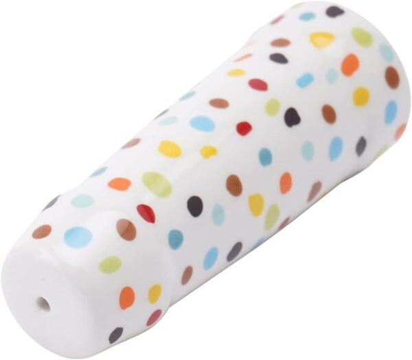 Multicolour Polka Dot Pattern Bathroom Light Pull - Image 3