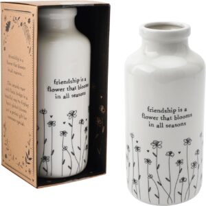 Send With Love 'Friendship Ceramic Bottle Vase In Gift Box