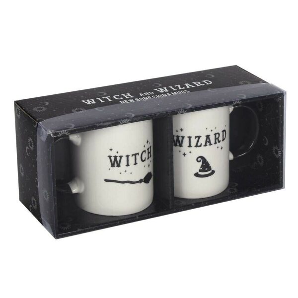 Witch and Wizard Mug Set - Image 2
