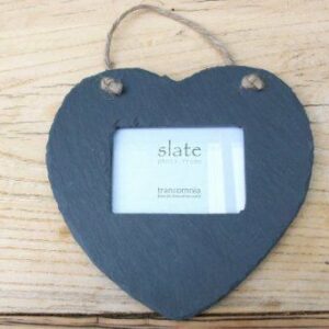 Slate heart Hanging Photoframe