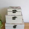 Vintage Butterfly boxes - set of 3 - Image 3