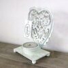 Heart and Dove cutout T- light Holder - Image 3