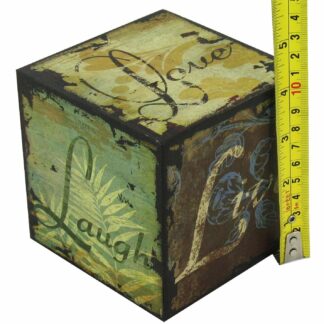 'Love Laugh Live' - Decorative Gift Block