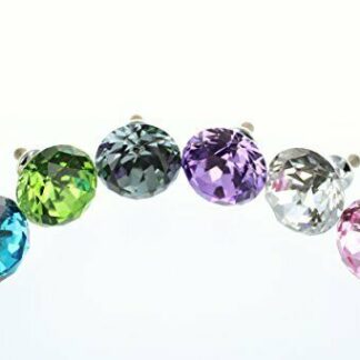 Blue Crystal Drawer Pull