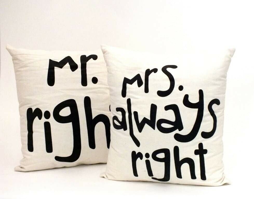 Mrs Always Right Cushion by Giftworks