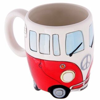 Camper Van Mug - VOLKSWAGEN VW Ceramic Coffee Mug Cup(Red)