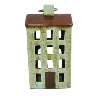 Ceramic Cottage Tea-light Lantern
