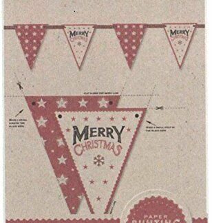 East of India Bunting Kit - Merry Christmas