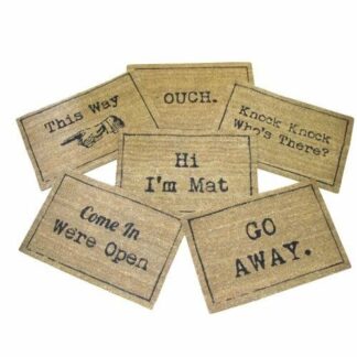 Novelty Slogan Doormats - This Way 60x40cm Outdoor Coir Non-Slip Gift