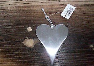 Polished Aluminium Heart Decoration