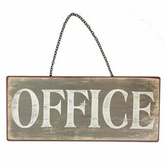 Gisela Graham Rustic Style Office Tin Sign