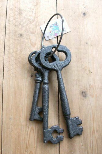 Large Hanging Metal Keys