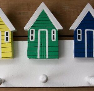 Beach Hut Coat Rack